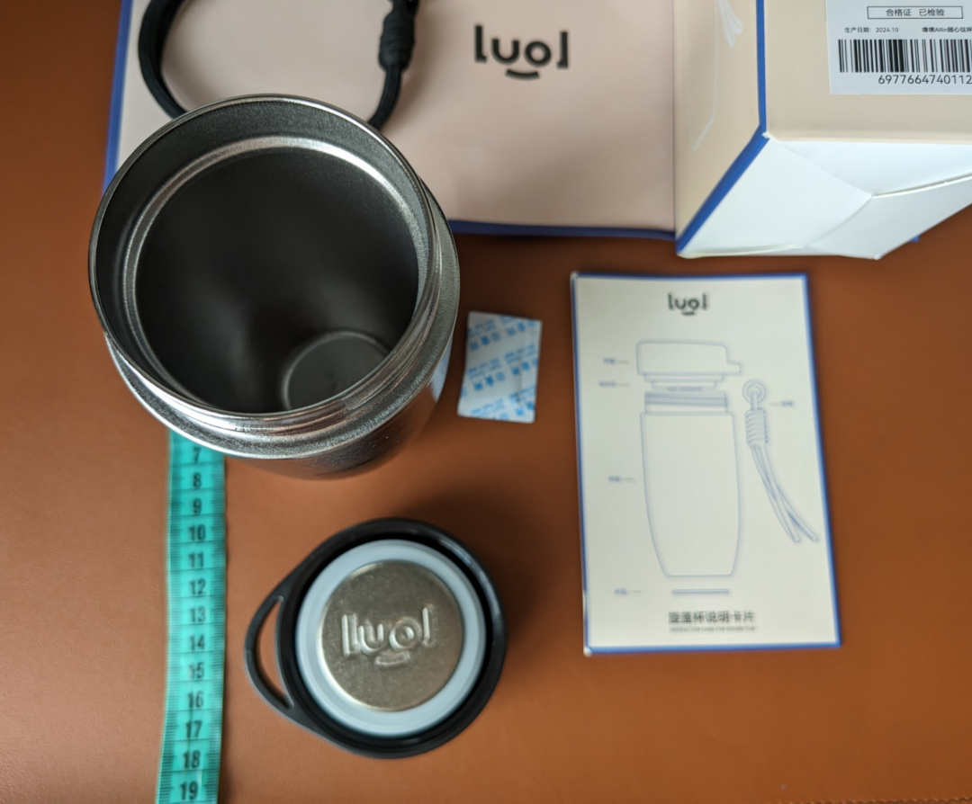 Изображение Термокружка LOUL 385 мл из чистого титана вакуумная.