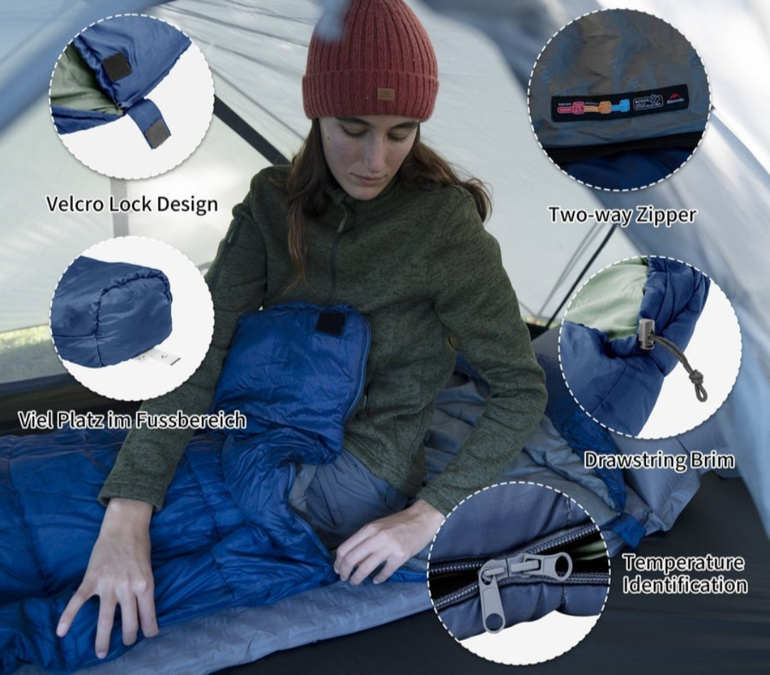 Изображение [+4 -1 °C] Спальник Naturehike MJ300