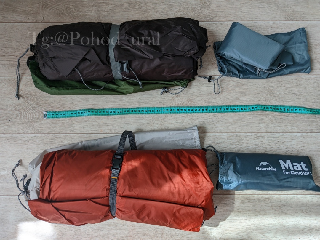 Изображение Палатка Naturehike CU1 20D серая