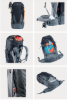 Изображение Deuter Futura Air Trek 50+10 Black-Graphite