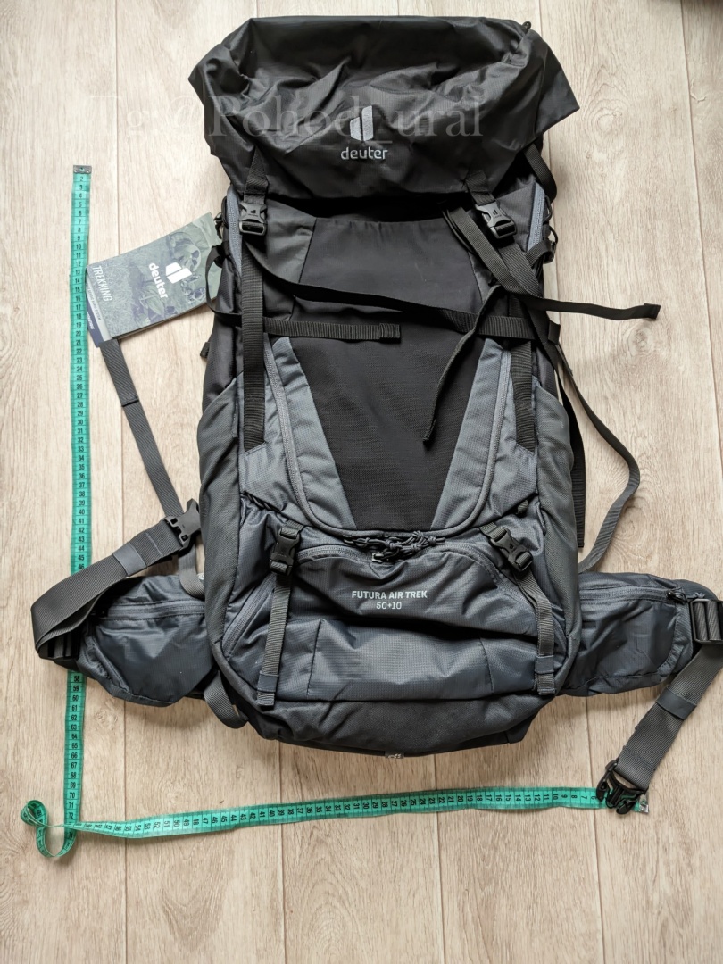 Изображение Deuter Futura Air Trek 50+10 Black-Graphite