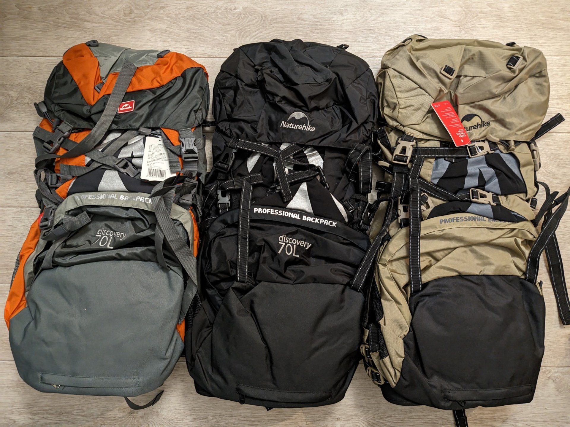 Изображение Туристические рюкзаки Naturehike 70 / 65 л