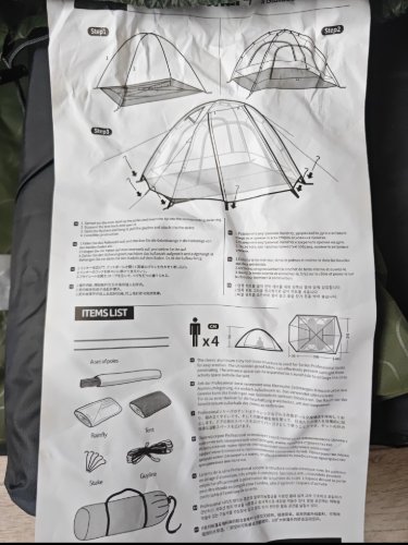 Изображение Палатка Naturehike P-series 3 и 4 местная (синяя и зеленая)