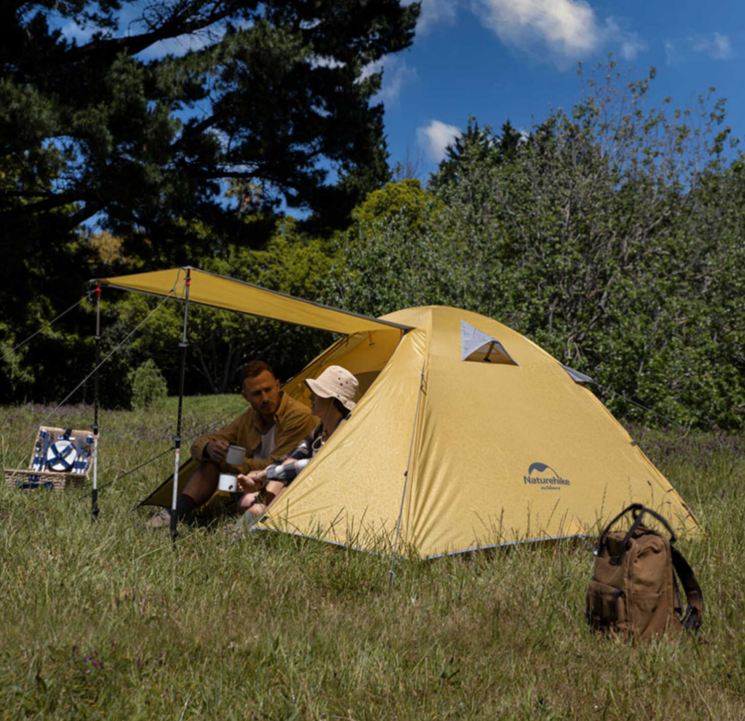 Изображение Палатка Naturehike P-series 3 и 4 местная (синяя и зеленая)