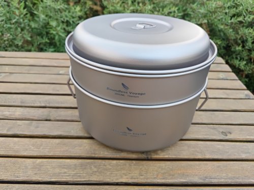 Изображение Котелок с пароваркой Boundless Voyage Ti2114C (A)