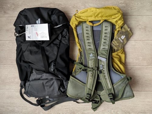 Изображение Deuter AC Lite 24 Black-Graphite / Turmeric-Khaki (оранжевый хаки)