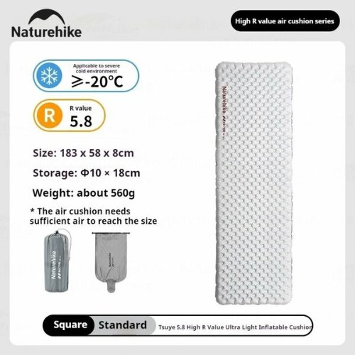 Изображение Коврик надувной ультралегкий Naturehike R5.8